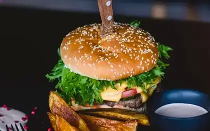Veggie Burger Style Meal