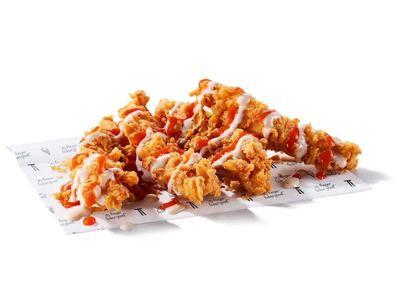 4 Zinger Strips Buffalo Ranch