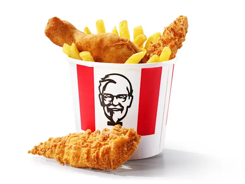 Bucket For 1 Strips and Chicken Piece