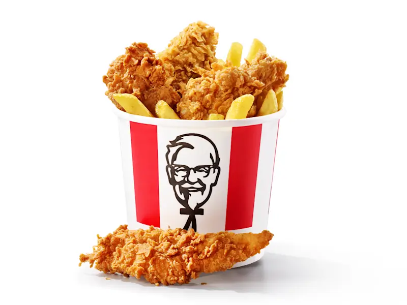 Bucket for 1 Strips and Wings