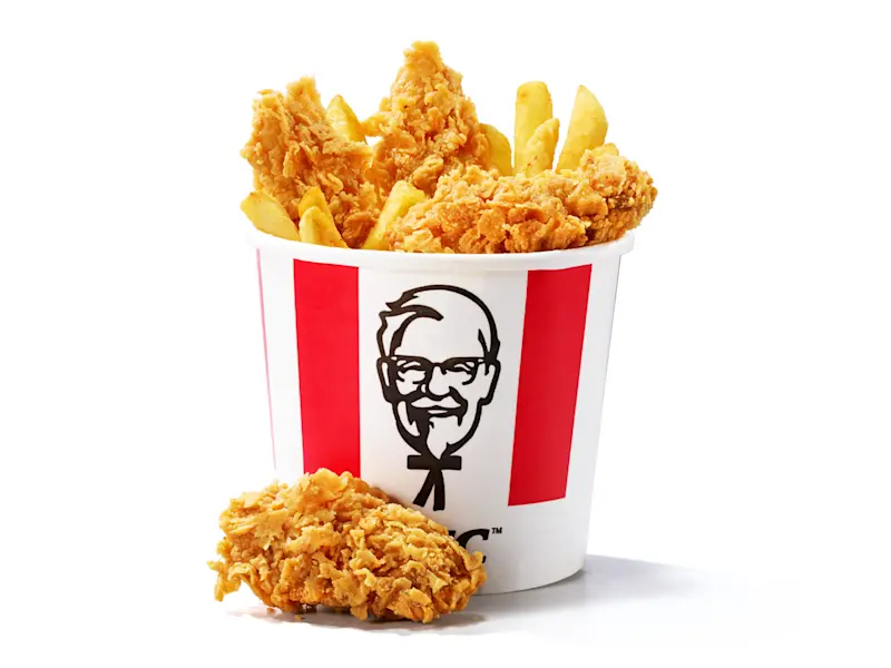 Bucket for 1 Zinger Strips and Wings