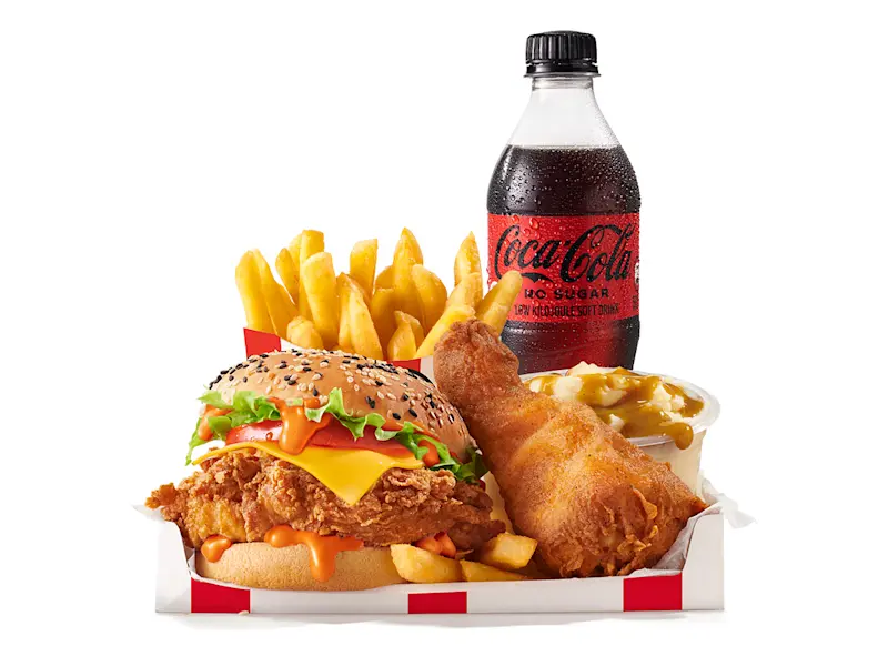 Fully Loaded Box Buddy (With Zinger Burger)