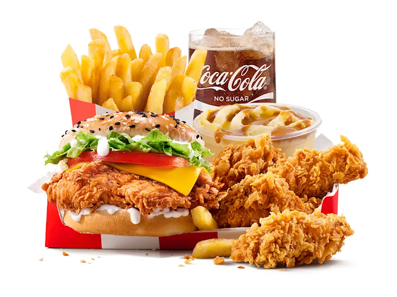Wicked Zinger Box Lrg (With Colonel Burger)