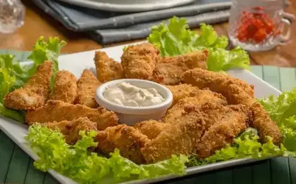 Popcorn Chicken Box — Light Sauce