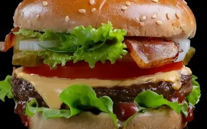 Tower Burger — No Onion