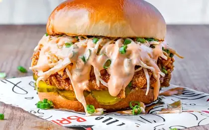 Zinger Burger + Shared Side Note