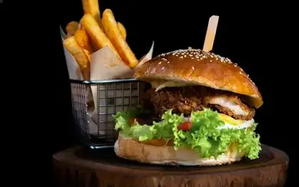 Zinger Crunch Burger — No Onion